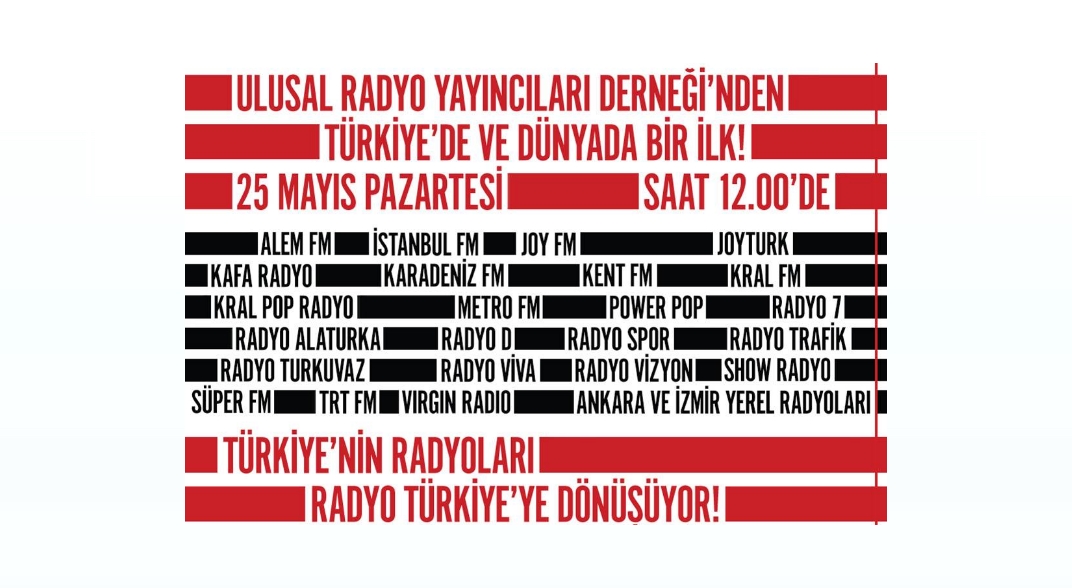 25 mayis ta radyolar turkiye icin tek ses oldu rvd